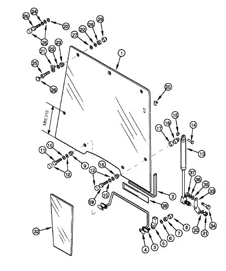 144987A1 - Уплотнитель стекла